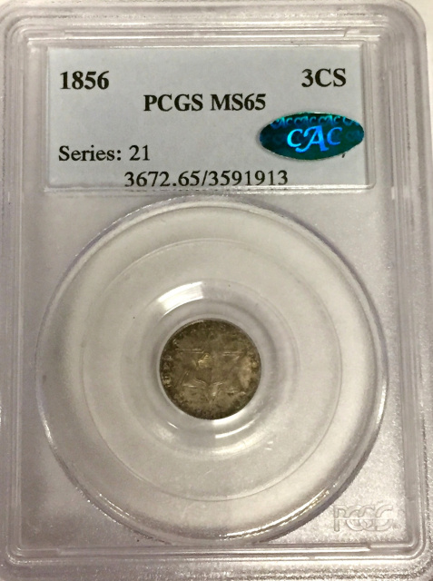 1856 PCGS MS65 CAC
